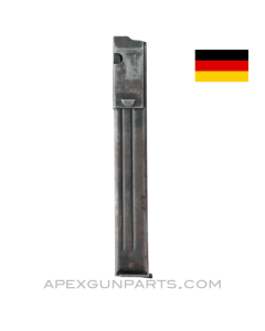 MP 41 Magazine, Ribbed, 32rd, Blued Steel, 9x19, *Fair*