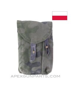 PM-63 RAK Magazine Pouch, Camouflage, Canvas, Polish *Good* 