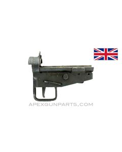 STEN MK 3 Fire Control Housing w/Tabs and Trigger, *Good*