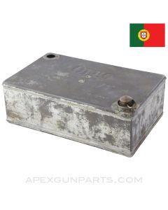 Breda M37 "Oil" Can From Armorers Chest, Missing Spigot, 7"x4", Portuguese Contract *Good*