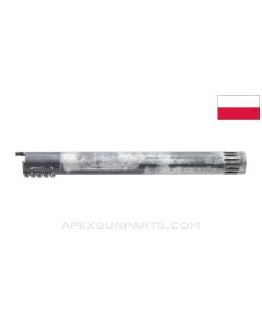 Polish PM-63 RAK Chrome Lined SMG Barrel, 6.125" Long, 9x18 Makarov, Blued *Good* 