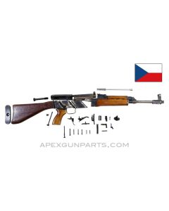 Czech VZ-58 Parts Kit ,15.5" Barrel, Fixed Bakelite Stock & Wood Handguards, Factory Finish, 7.62x39, *Very Good*