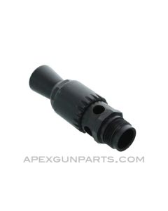 German WWII MG-34 Flash Hider / Booster, Blued, *Good to Very Good*