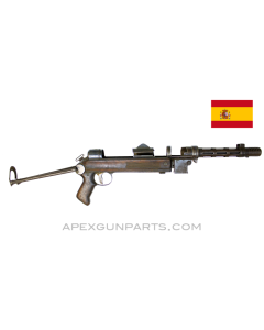 STAR Z-45 Parts Kit w/ 7.75" Barrel, Folding Stock, No Bolt, 9x23 Largo, Spanish *Fair*