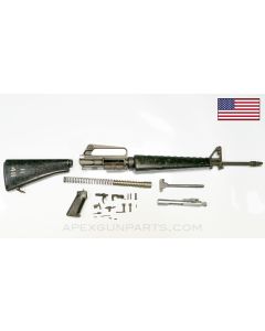 Colt 603 M16 Parts Set, 20" Barrel, Machined Forward Assists, Edgewater Buffer, Grey Finish, 1/12, 5.56 NATO *Good*