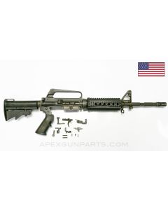 Colt Model 720 XM4 Carbine Parts Set, 14.5" Barrel, Carbine 2-Position Stock, Polymer Picatinny Rail Handguards,  F/A 1/7, 5.56X45 NATO *Good*