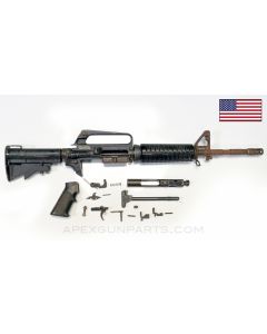 Colt Model 720 XM4 Carbine Parts Set, 14.5" Barrel, Carbine 2-Position Stock, F/A 1/7, 5.56X45 NATO *Good / Rusty* 
