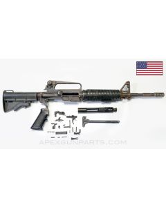 Colt Model 720 XM4 Carbine Parts Set, 14.5" Barrel, Carbine 2-Position Stock, F/A 1/7, 5.56X45 NATO *Very Good / Rusty* 