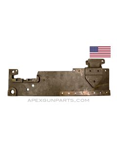 Browning 1919 Left Hand Side Plate (LHSP), 7.62 NATO, with Rear Sight Base *Fair*, Sold *As Is* 
