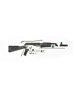  AK-74 Parts Kit, Black Polymer Stock Set, No Rear Sight Block, Hybrid of Bulgarian and Polish, 5.45x39 *Good* ONE-OFF