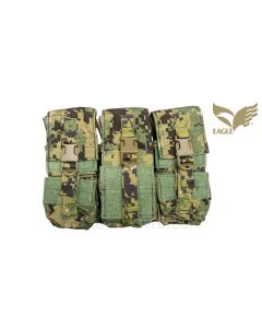 Eagle Industries A0R2 Triple M4 Magazine Pouch Placard, MOLLE Backing *Excellent*