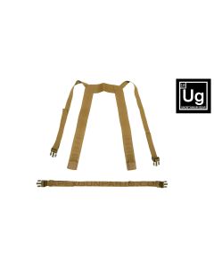 Low Profile H-Harness Kit - Coyote - *New* by Unobtainium Gear