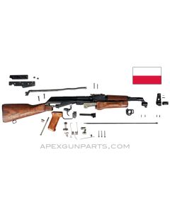 Polish AKML Parts Kit W/Night Vision Mounting Rail, 1988 dated, Matching, 7.62X39, *Very Good to Excellent* 