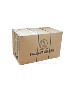 Humanitarian Daily Rations (HDR/MRE), 10 Days Supply of Food for $35 / 1 Case, Mix of Menu's per Case