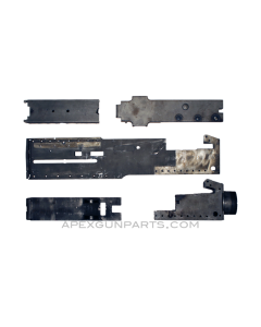 Display Gun Browning M2 .50 Cal. Left Hand Side Plate, Trunnion, Top Cover, Top & Bottom Plates, Stripped, Sold *As Is*