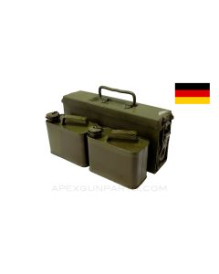 MG-34 / 42 Ammo Box w/ Oil and Petroleum Cans *Very Good*
