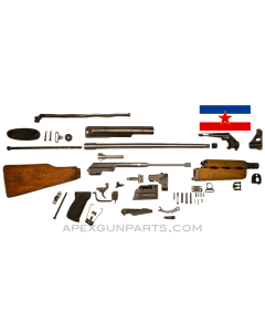 Yugoslavian M70B Milled Fixed Stock Parts Set, 7.62x39, w/*NEW* U.S. Barrel, *Good* 