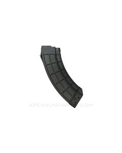 SPECIAL! US PALM AK47 / AKM Waffle Pattern Magazine, 30rd, Black Polymer, Metal Locking Lugs, 7.62x39, US Made 922(r) *Used*