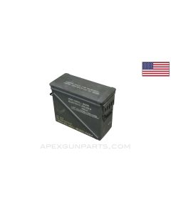 20mm Ammunition Can, Steel, Green Painted *Good*