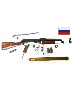 Russian AKM Parts Kit, Cast Gas Block, Replacement Front Trunnion, 7.62x39 *Excellent* ONE-OFF