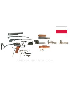 Polish AK-74 (Wz.88) Tantal Parts Kit, Side Folding Stock, 5.45x39 *Good* ONE-OFF