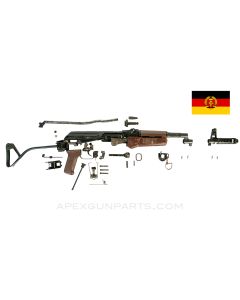 East German AK-74 Mpi-AKS-74n Side Folder Parts Kit, Plastic Furniture, Matching, No Side Rail, 5.45x39 *Very Good* ONE-OFF