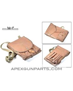 Czech Flare Gun Case W/Shoulder Strap, Brown