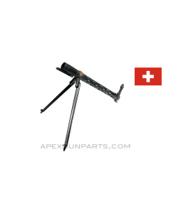 Swiss Stgw 57 Barrel Shroud With Front Sight and Bipod *Good* 