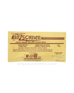 Wolff Blitzschnell Mauser Firing Pin Spring, Standard Power *NIW*