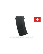 Swiss Stgw 57 Magazine, 24rd, 7.5x55, Aluminium, Type 5, *Very Good* 