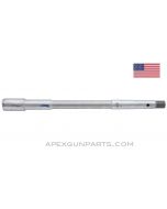 AK Pistol Barrel, 11.5", Drilled Gas Port, In The White, For Stamped Trunnion, Sized for Milled Gas Block & Sight, US Made 922(r) *NOS* 
