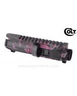Colt AR-15 / SMG 9mm A2 Upper Receiver with Dust Cover Assembly, Muddy Girl Camo, 9x19 NATO *NEW*