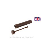 British Weapons Oil Bottle, Brown Plastic, *Very Good*