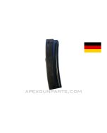 H&K MP5 Magazine, 15rd, 9mm, Blued Steel, *Very Good* 