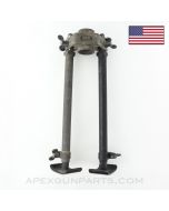 1918A2 BAR Bipod, 2 Piece Head, w/ Early Style Legs *Excellent* 