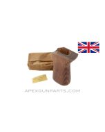 BREN Mk2 Wood Pistol Grip, Wood, Small hole, *NOS* 