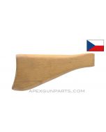 VZ-58 Buttstock, Wood, No Parts Fitted, Czech, Light Finish *Very Good* 