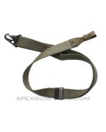CETME Models C & L, Mauser FR7 & FR8 Sling, Canvas With Steel Hook and Button *Good* 