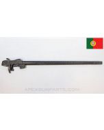 1946 Madsen LMG Barrel, 23.25", w/ Barrel Extension Assembly and Bolt, w/Full Length Cooling Fins, Portuguese, 7.92x57 *Good*