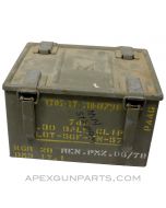 FN Belgian .30 Cal Heavy Duty Ammo Can, w/ Rubber Seal, OD Green *Good*