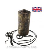 No.2 MK.1 AFV Smoke Grenade Discharger Barrel Parts Group, 4 Inch Bore British *Good* 