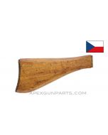 Czech VZ-58 Buttstock, Stripped Of All Metal Parts, Wood *Good* 