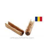 AK Handguard, Lower, Solid Wood, Romanian, Chip on Top Front *Excellent*