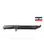 Yugoslavian Type 3 AK Bayonet and Scabbard