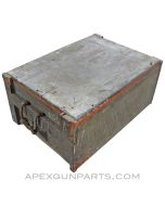 BREN Barrel Transit Crate, EMPTY, Wood with Inserts, Made to Hold 18 MK2 Barrels *Good* 