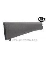 Colt AR-15 / M16A2 Buttstock w/Buttplate Assembly & Sling Swivel, Dark Gray Polymer *NEW* 