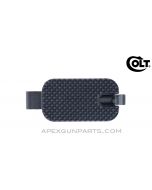 Colt AR-15 A2 Trap Door Assembly for Butt Plate w/Thumb Latch, Checkered Black Polymer *NEW* 