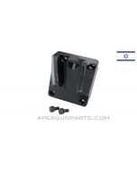 FN MAG58 Trilux Sight Mounting Plate, Aluminum, Black, Israeli *Very Good* 