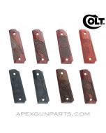 Colt 1911, Left Grip, Stained Wood, Choice of Pattern *New*