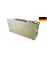German MG Ammo Can, WWII, Lightweight Aluminium, Refinished, Green, *Good*